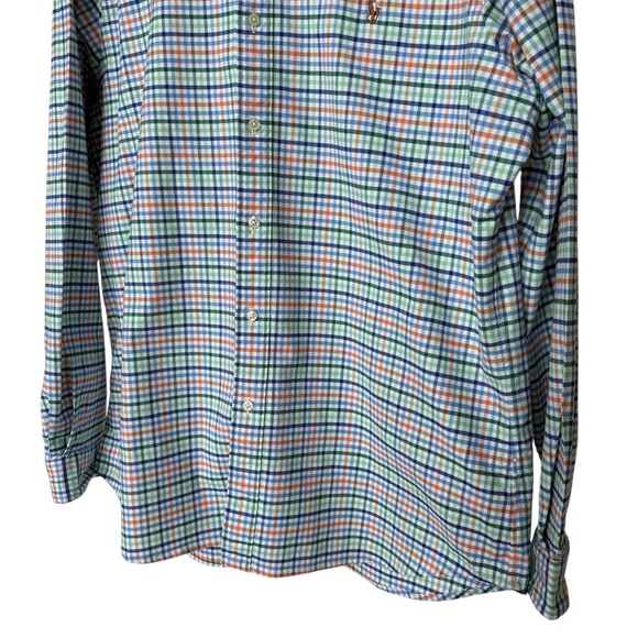 Ralph Lauren Men's 2XL Slim Fit Plaid Button-Down Shirt Multicolor Stretch - Picture 3 of 9